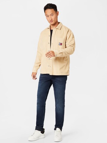 Regular fit Camicia di Tommy Jeans in beige