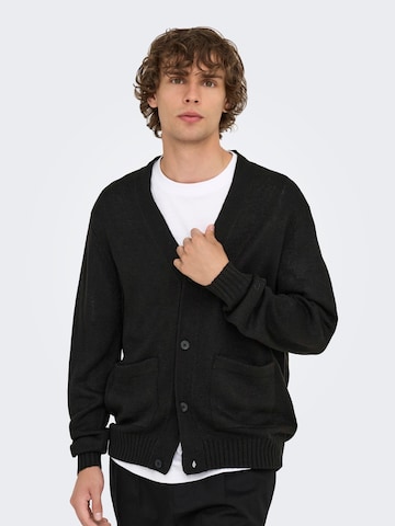 Vestes en maille 'MAJOR' Only & Sons en noir