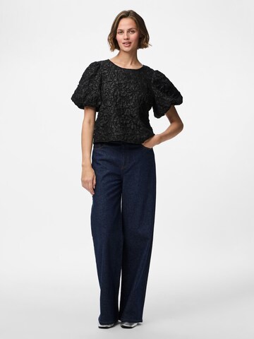 PIECES Blouse 'PCGretchen' in Zwart