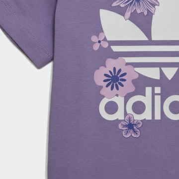 ADIDAS ORIGINALS Sweat suit 'Floral' in Purple