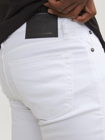 JACK & JONES Slimfit Jeans 'Glen Blaine' in Weiß
