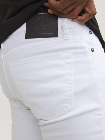 Coupe slim Jean 'Glen Blaine' JACK & JONES en blanc