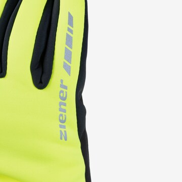 ZIENER Athletic Gloves 'SCH 23-WS 370' in Yellow