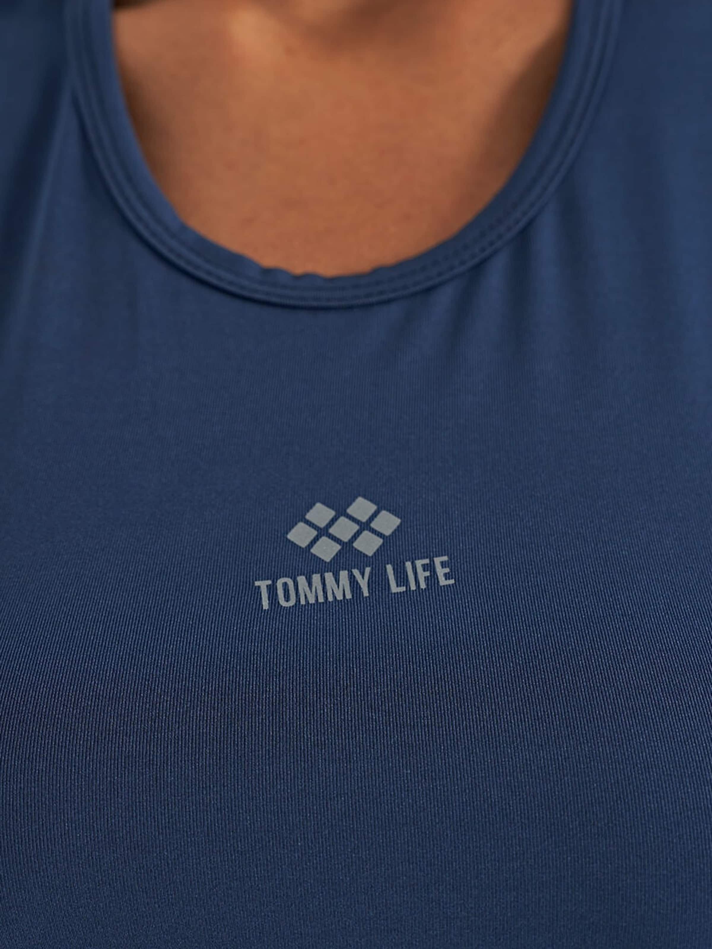 Tommy Life - Top desportivo em azul