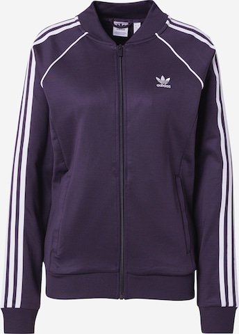 ADIDAS ORIGINALS Tepláková bunda 'Adicolor Classics' - Fialová: predná strana