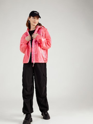 Tommy Jeans Φθινοπωρινό και ανοιξιάτικο μπουφάν 'Chicago' σε ροζ