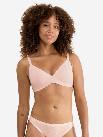 SLOGGI Push-up Bra ' Blue ZERO Feel Air THE UP ' in Pink: front