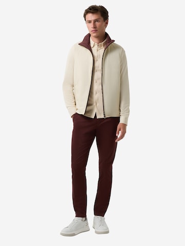 BOGNER Slim Fit Hemd 'Franz' in Beige