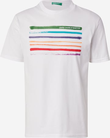 balta UNITED COLORS OF BENETTON Marškinėliai: priekis