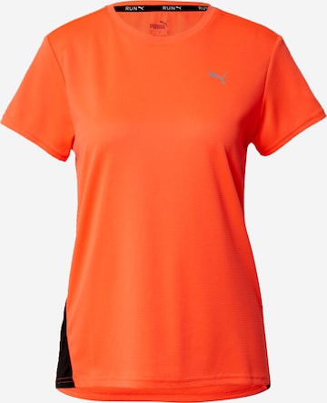 T-shirt fonctionnel PUMA en orange : devant