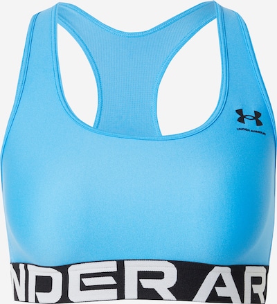 UNDER ARMOUR Sport-BH 'Authentics' in azur / schwarz / weiß, Produktansicht
