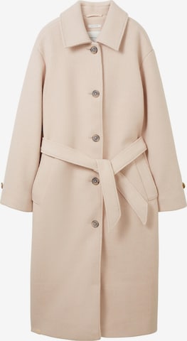 Manteau mi-saison TOM TAILOR en beige : devant