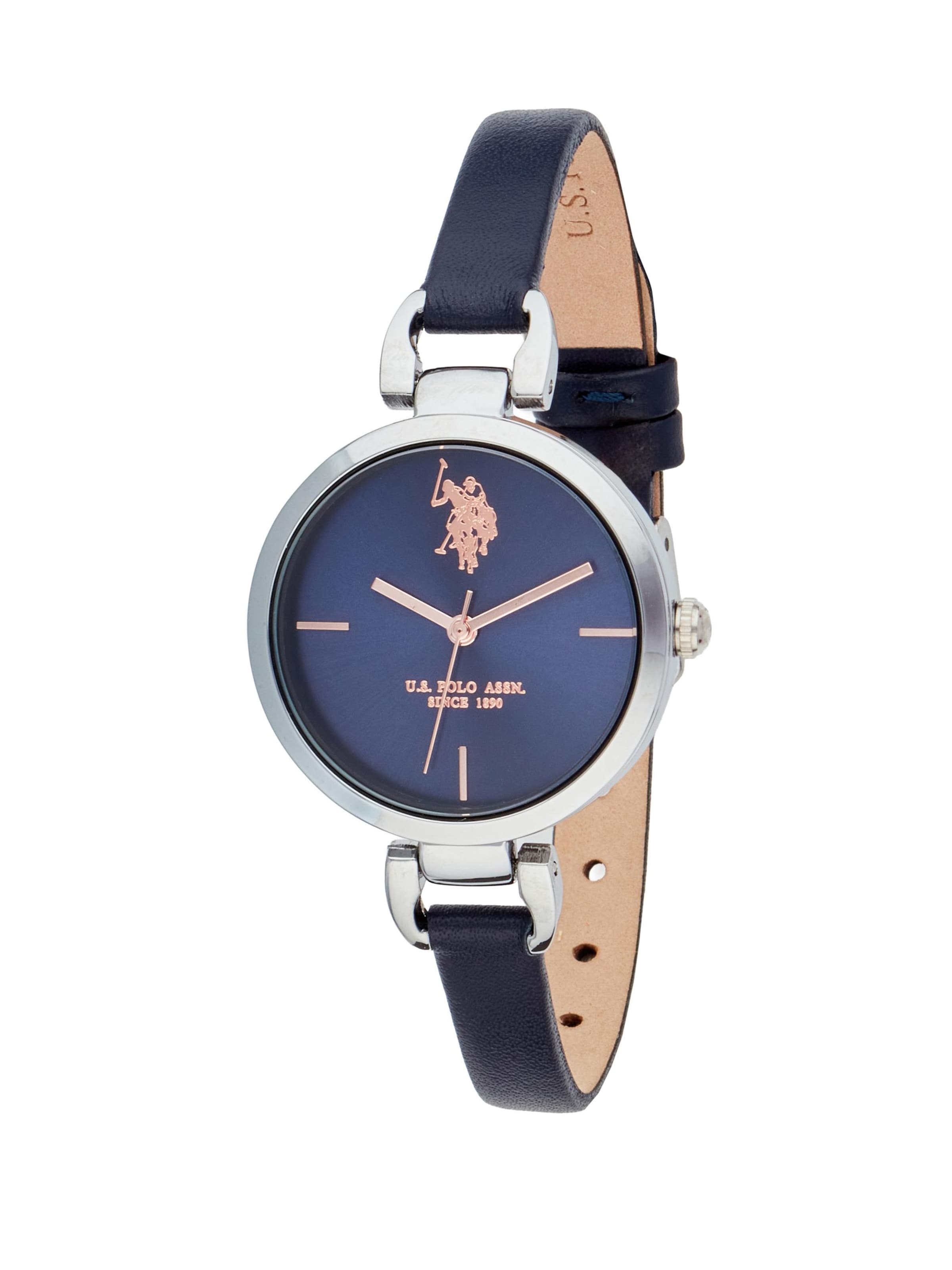 U.S. POLO ASSN. - Reloj analógico 'Joyce' en plata: frente
