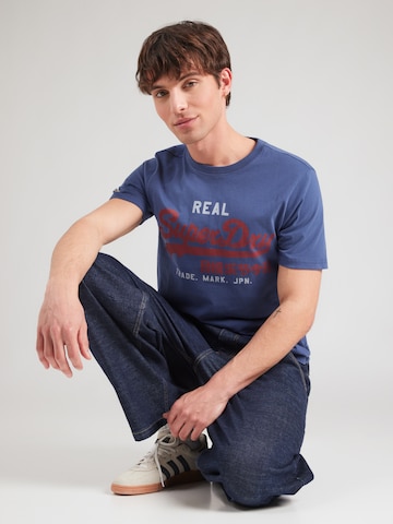 Superdry & Co T-Shirt 'Eclipse' in Blau