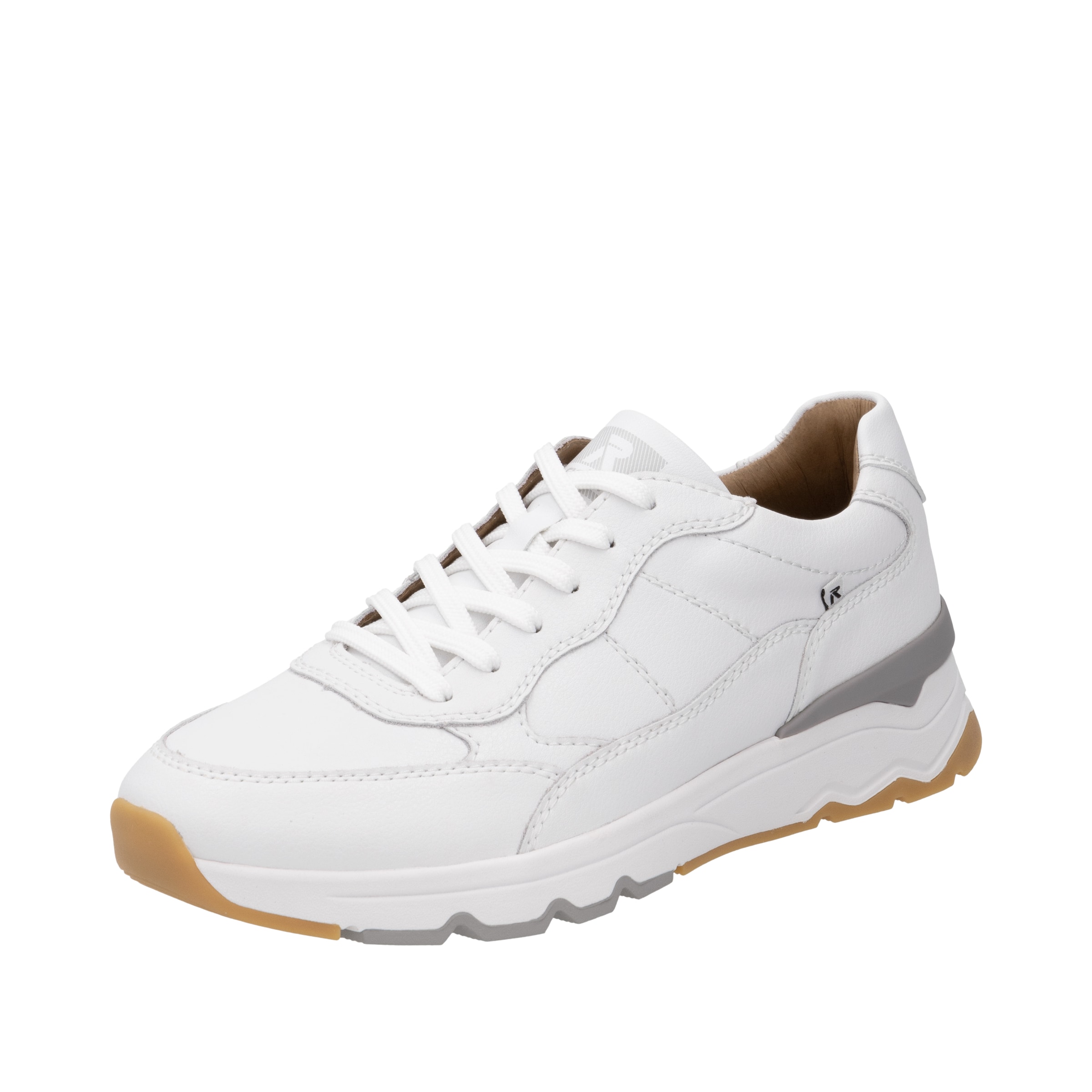 Rieker Sport Baskets basses en blanc, Vue avec produit