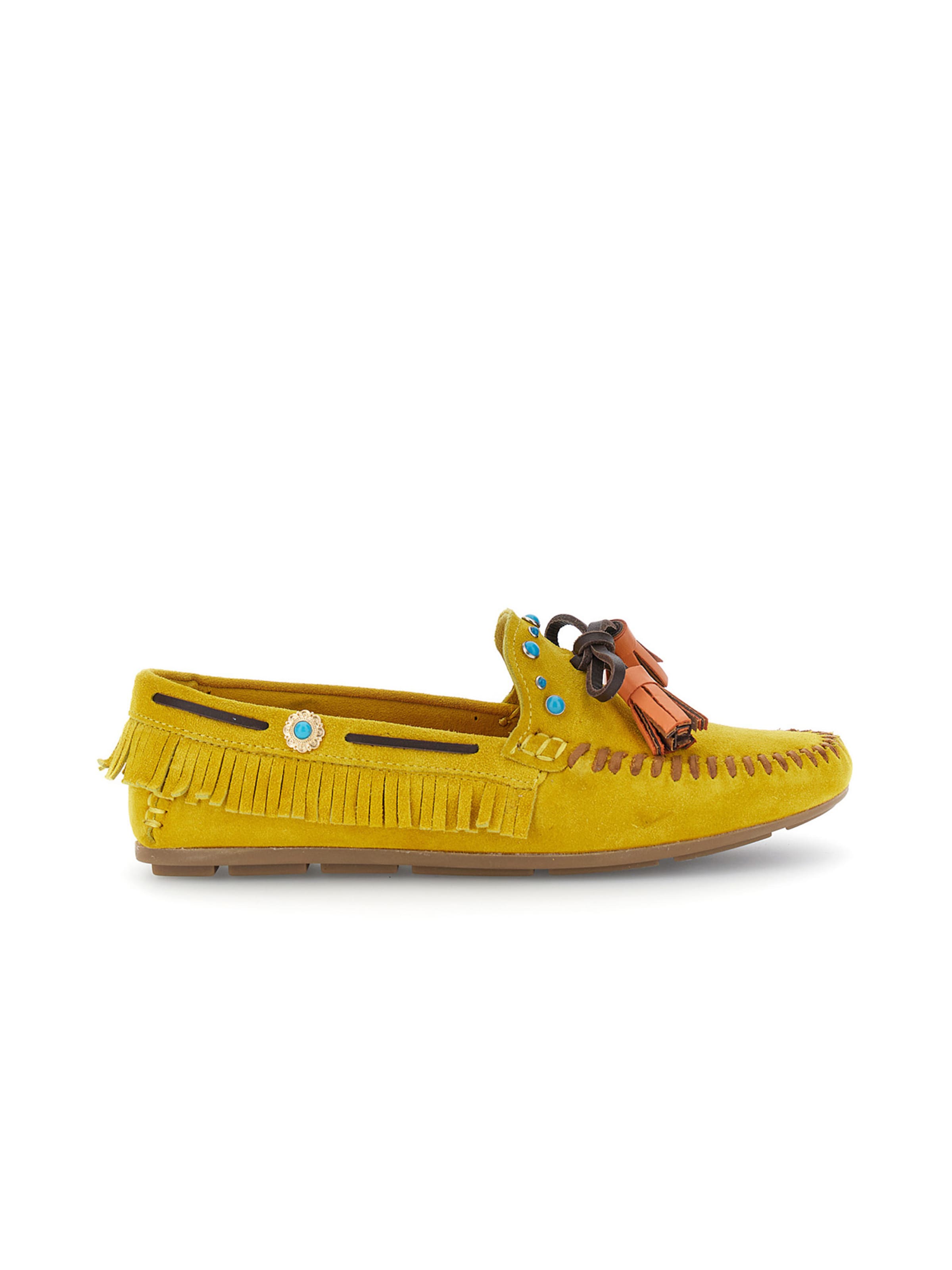 Mocassin CAFè NOIR en jaune