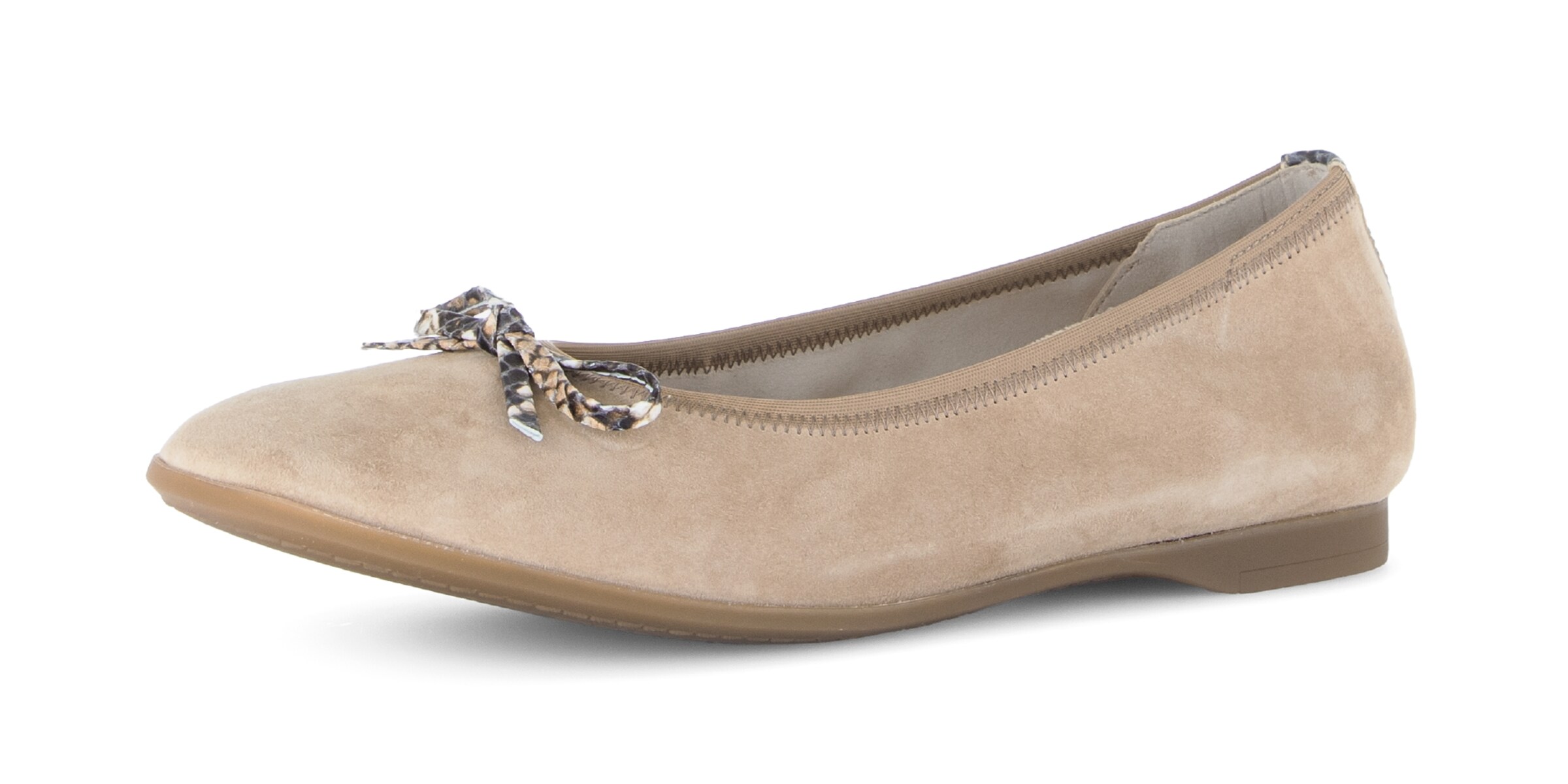 GABOR Ballet Flats in Beige: front