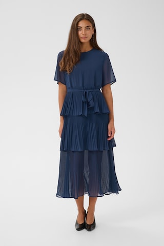 CULTURE Jurk 'CUfika' in Blauw: voorkant