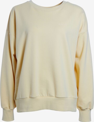 mazine Sweatshirt 'Monica' in Yellow: front