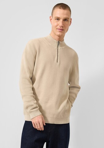 QS Pullover in Beige: Vorderseite