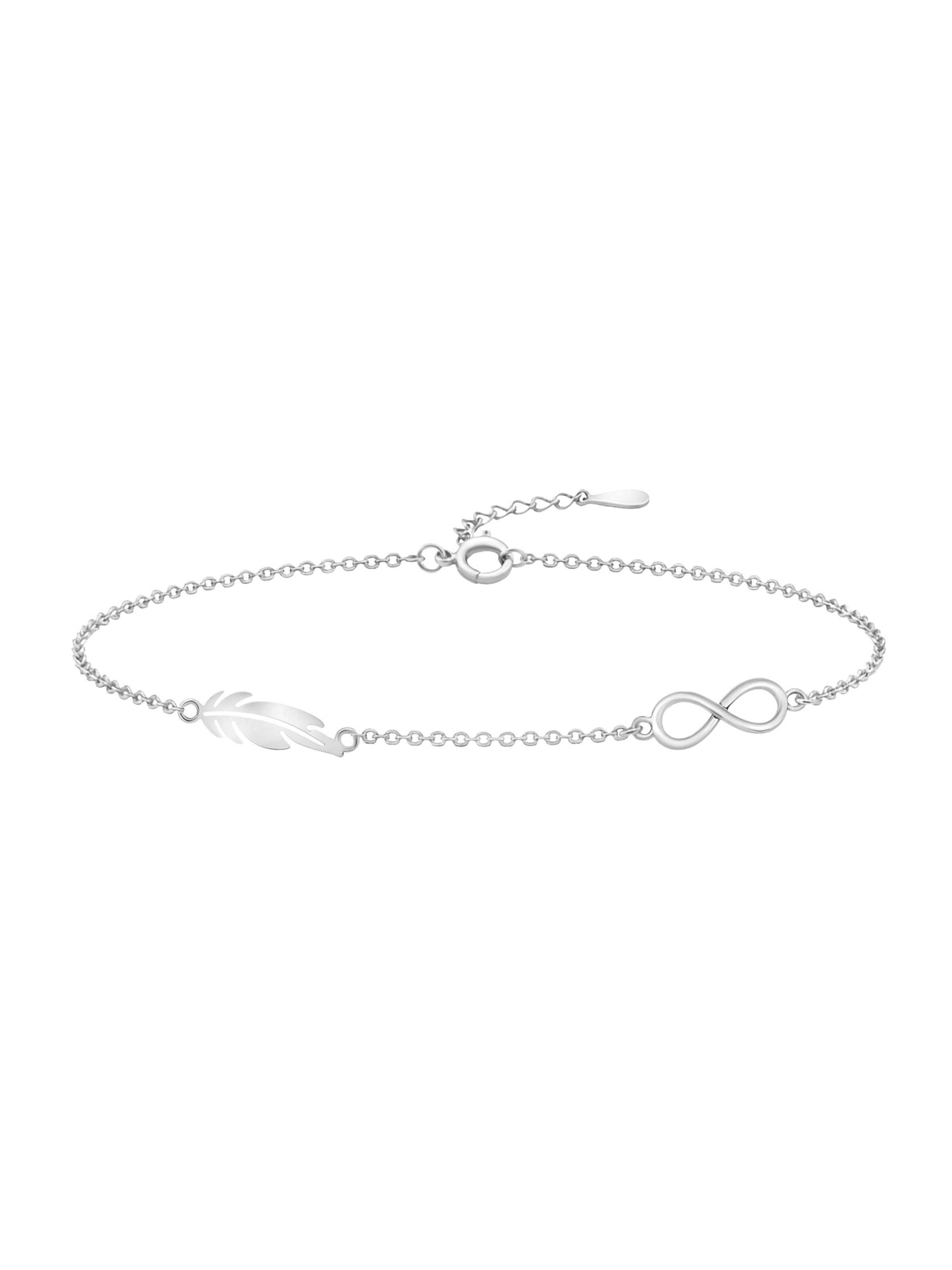 Sofia Milani Armband 'Wing'‌‌‌‌‌‌‌‌ in Silber: Vorderseite