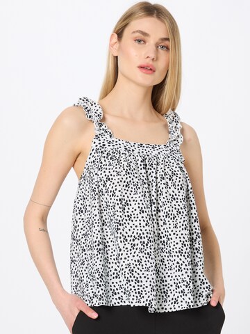 Dorothy Perkins Top in White: front