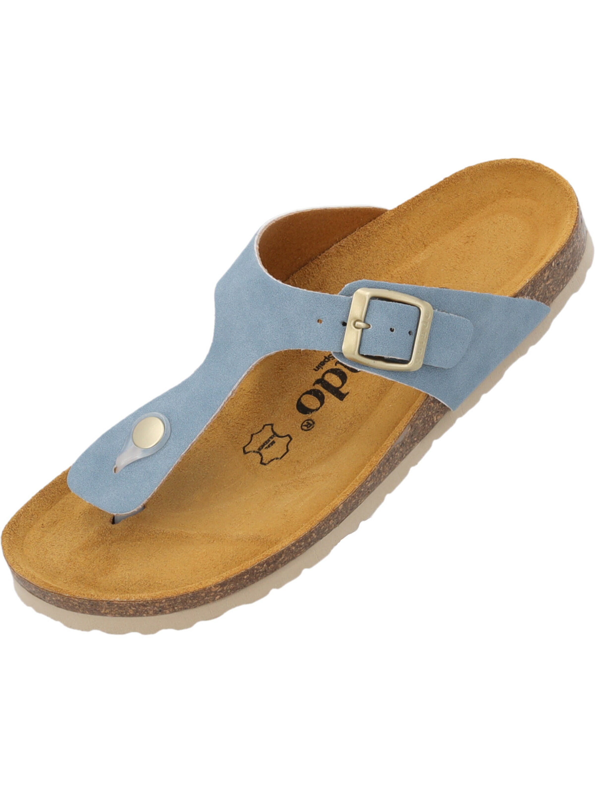 Palado T-bar sandals 'Palado Kos Avelina' in Blue: front