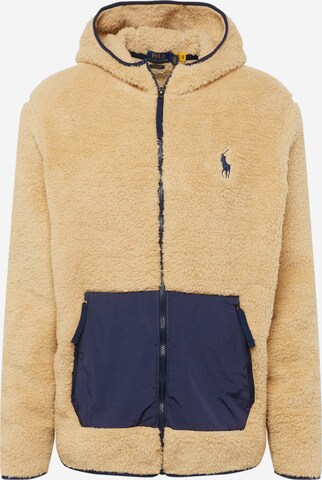 Polo Ralph Lauren Fleecejacke in Beige: predná strana