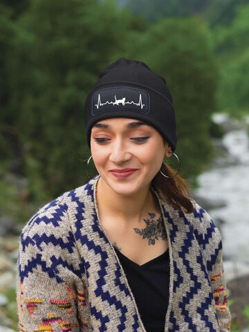 Youth Designz Mütze 'Heartbeat Katze'‌ in Schwarz