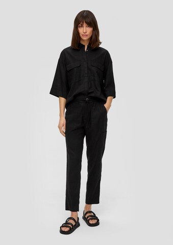 s.Oliver Regular Trousers in Black