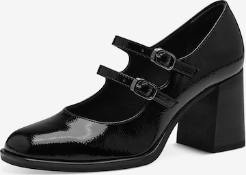 TAMARIS - Sapatos abertos atrás em preto: frente