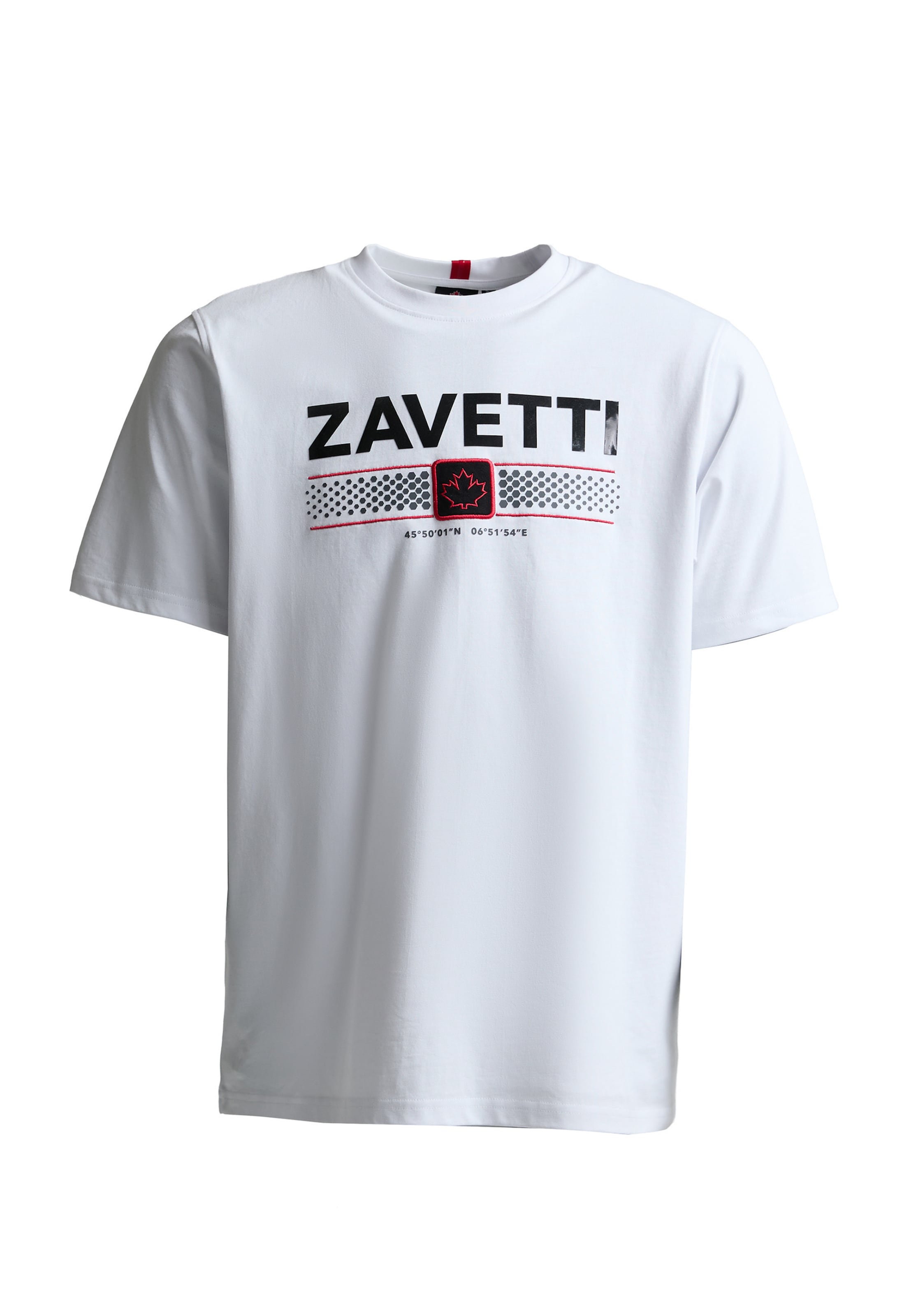 Zavetti Canada Shirt 'VIARELLO' in Wit: voorkant