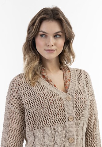 DreiMaster Vintage Knit Cardigan in Beige