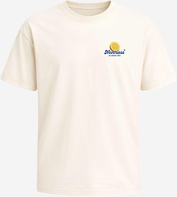 Neverless Shirt 'Lemon Squeezy' in Beige: front
