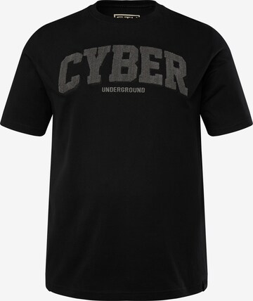 T-Shirt STHUGE en noir : devant