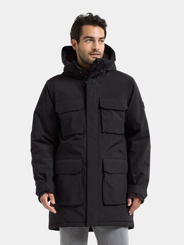 Didriksons Winterjacke 'AIDEN' in Schwarz: Vorderseite