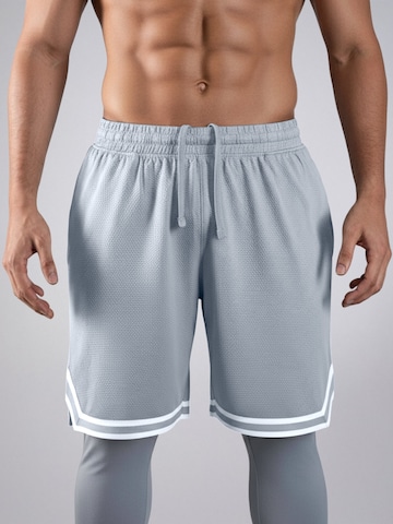 PANTONECLO Boardshorts 'Pantoneclo Men’s Gym Shorts with Side Gasket' in Grijs