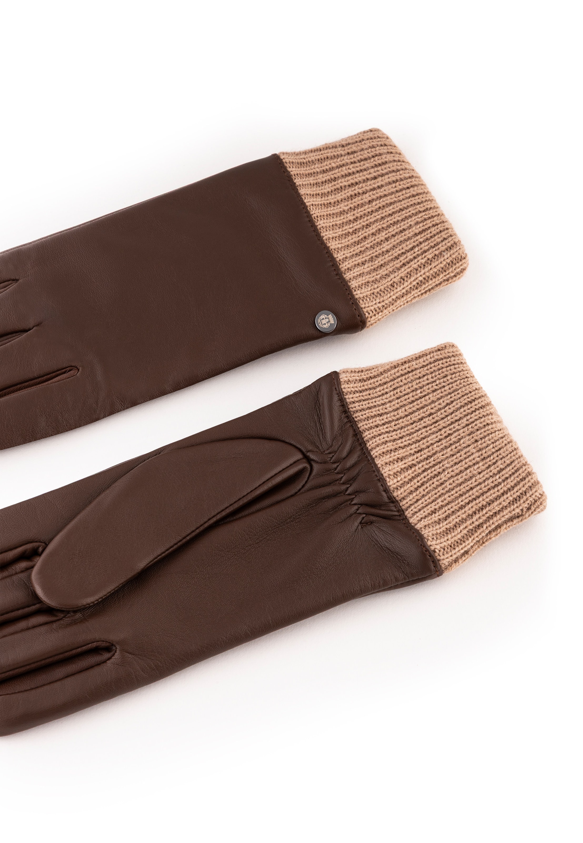 Mezzoguanti 'BRESLAU TOUCH' di Roeckl in marrone