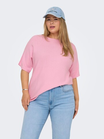 ONLY Carmakoma Sweater 'CARMargareta' in Pink: front