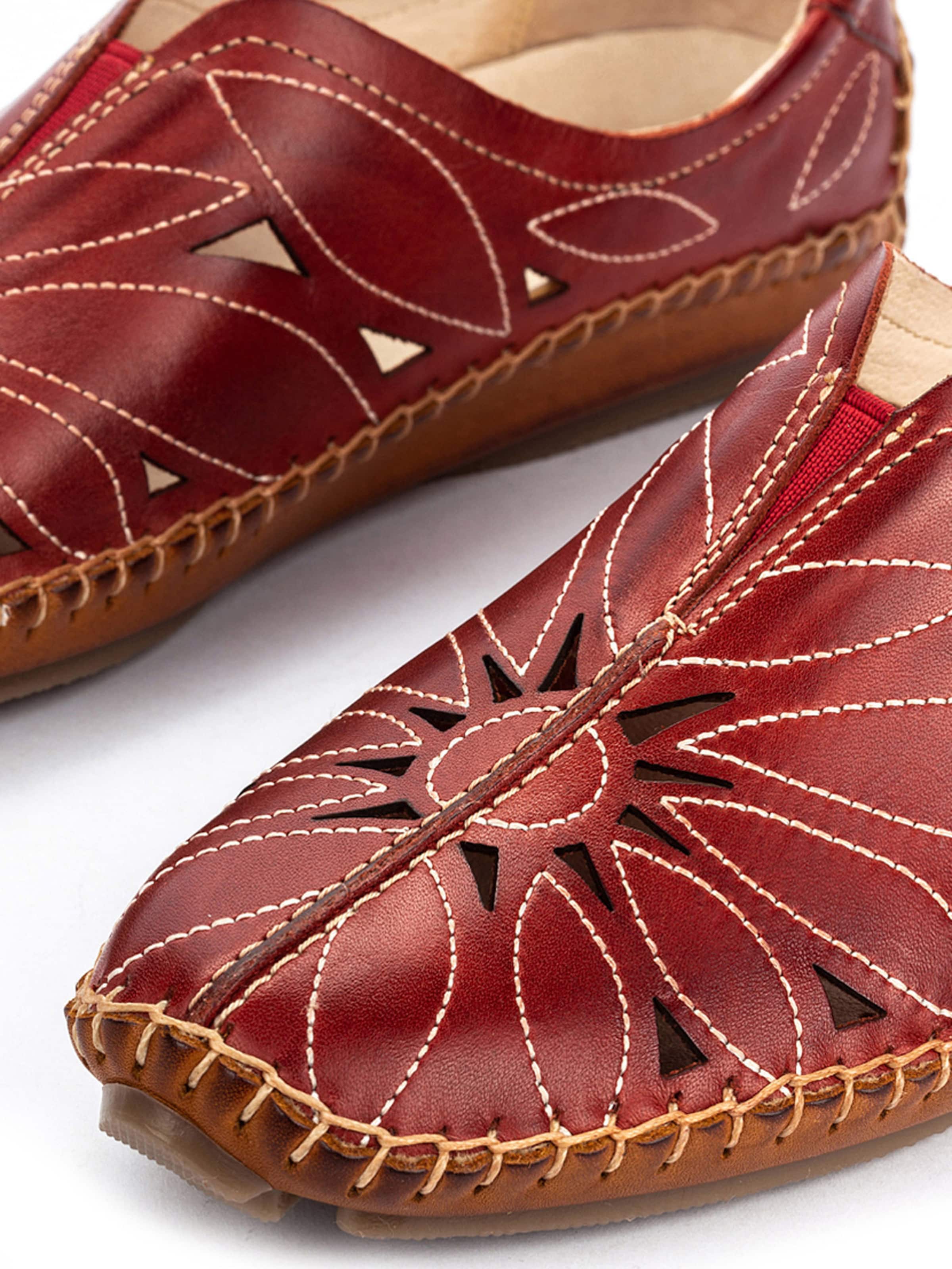 sarkans PIKOLINOS Mokasīni 'Jerez'