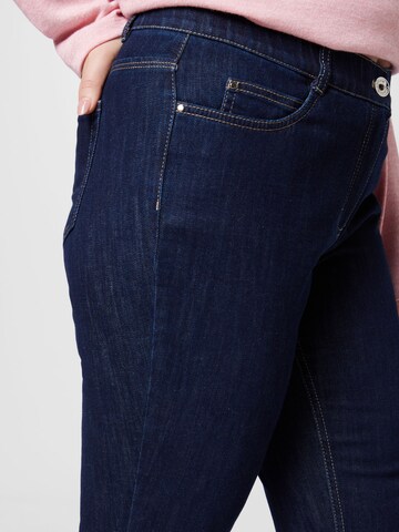 SAMOON Slimfit Jeans i blå