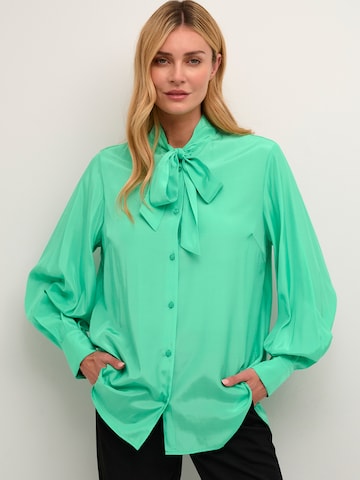 Kaffe Blouse 'Loren' in Groen: voorkant