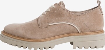 TAMARIS Lace-Up Shoes in Beige