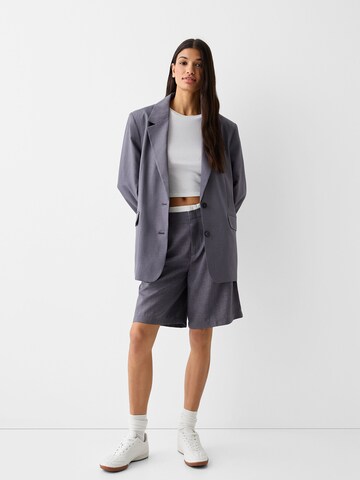 Bershka Blazer in Grau