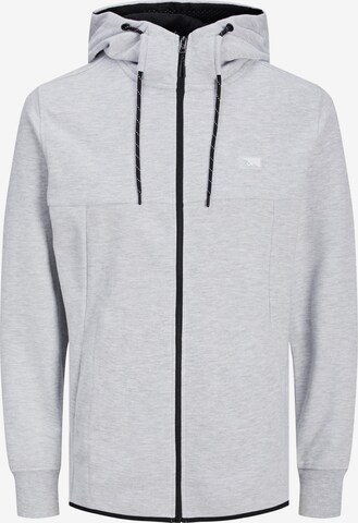 JACK & JONES Sweatjacke 'Air' in Grau: predná strana