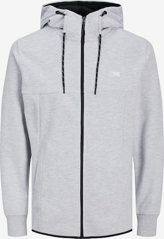 JACK & JONES Bluza rozpinana 'Air' w kolorze szary: przód