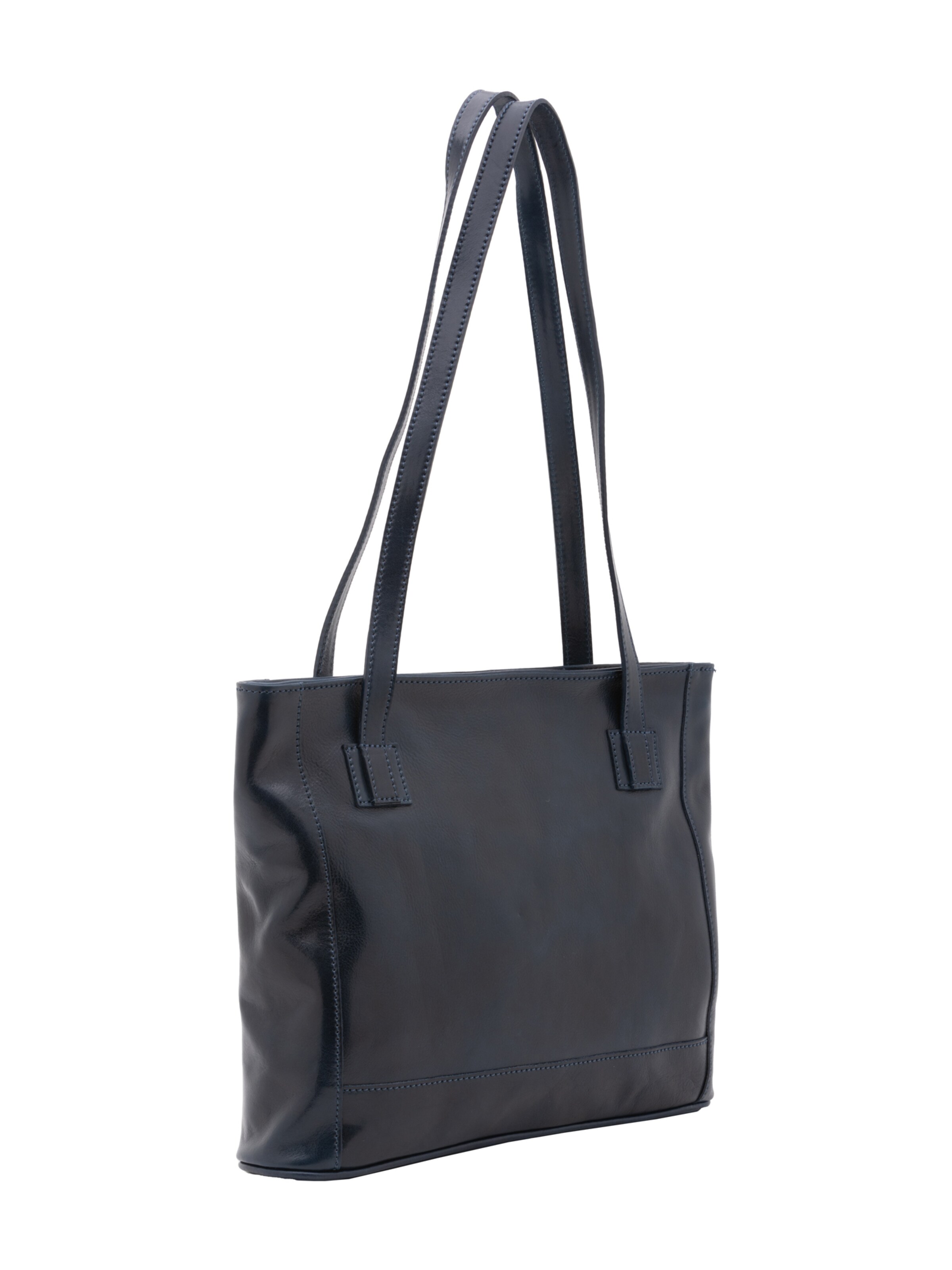Borsa a spalla 'Borsa a Spalla Donna Cressa Vera Pelle Vacchetta - Chiusura Zip' di I Fratelli in blu