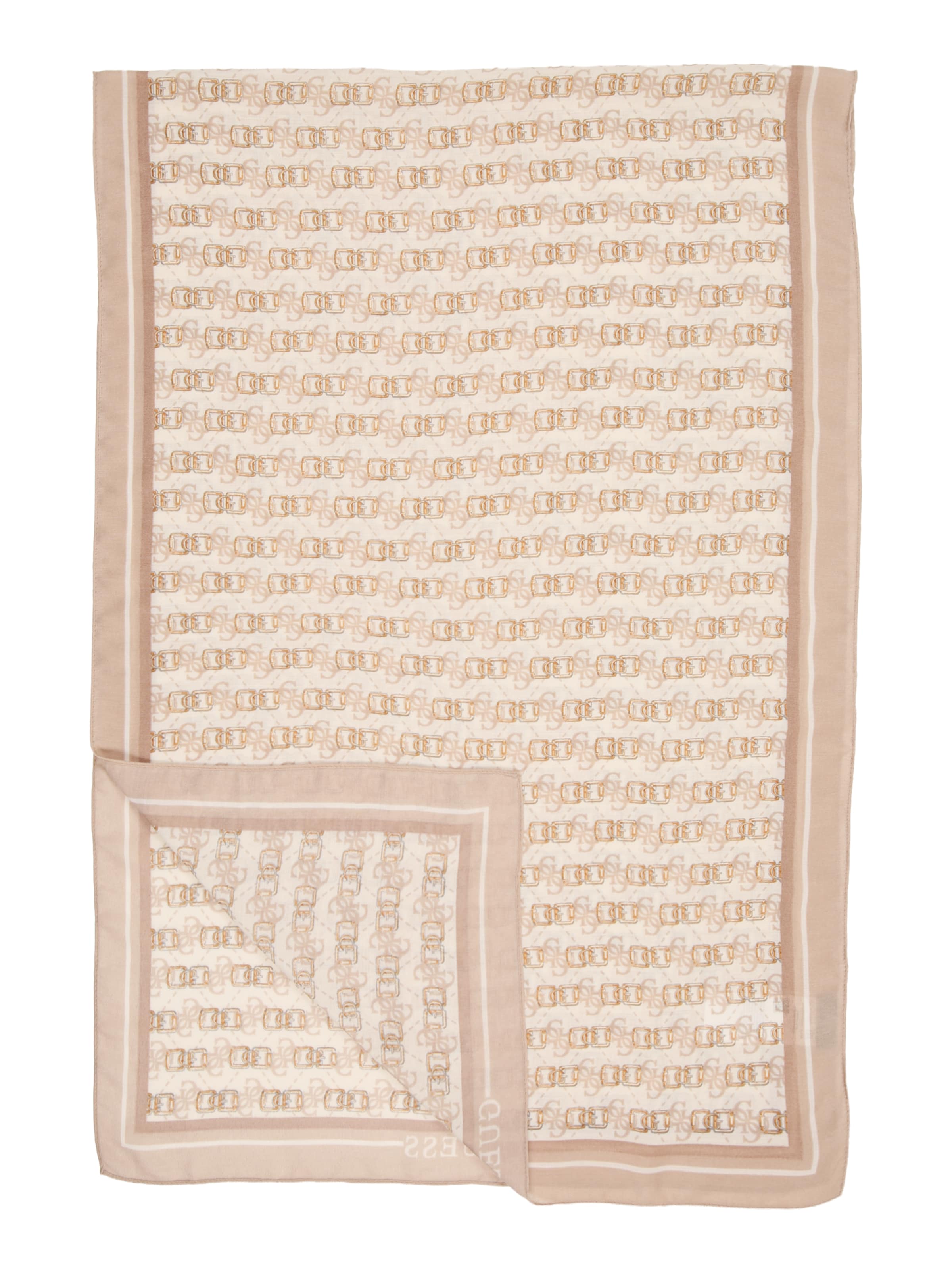 Sciarpa 'KARNILLA' di GUESS in marrone: frontale