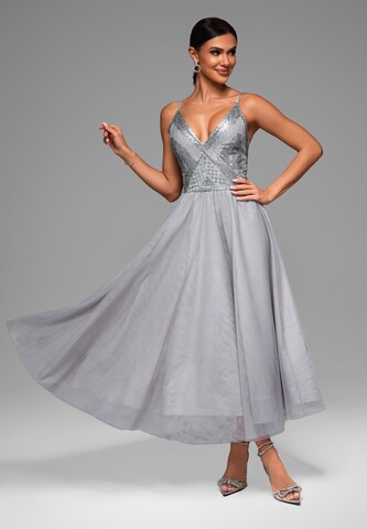 Robe de soirée Ombre en gris