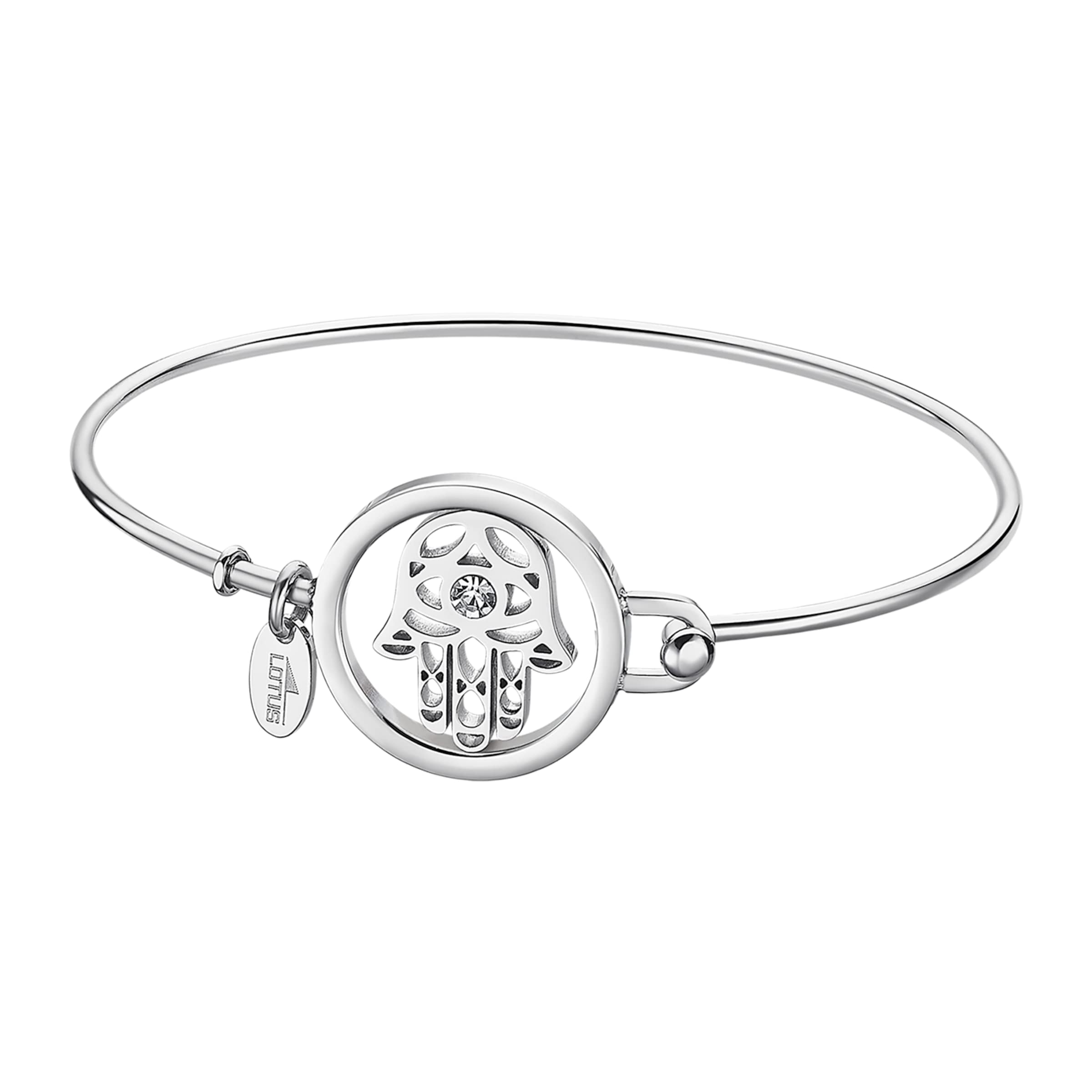 Lotus Armband in Silber: Vorderseite